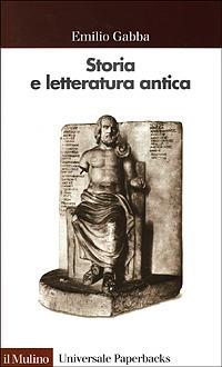 Storia e letteratura antica - Emilio Gabba - copertina