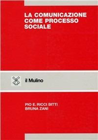 La comunicazione come processo sociale - Pio E. Ricci Bitti,Bruna Zani - copertina