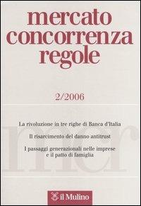 Mercato concorrenza regole (2006). Vol. 2 - copertina