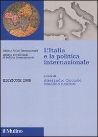 L' Italia e la politica internazionale 2008 - copertina