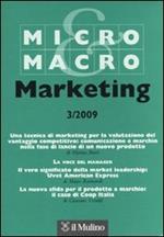 Micro & Macro Marketing (2009). Vol. 3