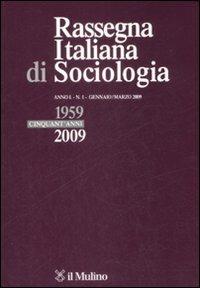 Rassegna italiana di sociologia (2009). Vol. 1 - copertina