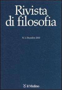 Rivista di filosofia (2010). Vol. 3 - copertina