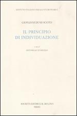 Il principio di individuazione