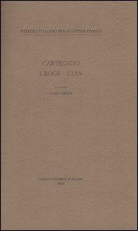Carteggio Croce-Cian - copertina