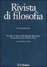 Rivista di filosofia (2011). Vol. 3: Momenti e figure della filosofia della storia. Per gli ottant'anni di Pietro Rossi..
