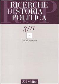 Ricerche di storia politica (2011). Vol. 3 - copertina