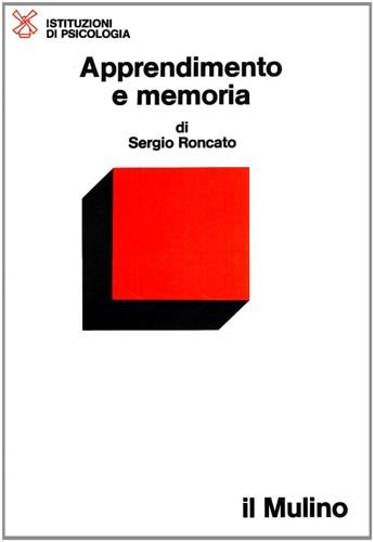 Apprendimento e memoria - Sergio Roncato - copertina