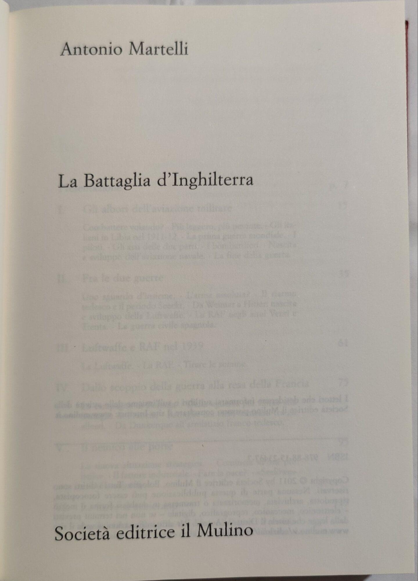 La battaglia d'Inghilterra