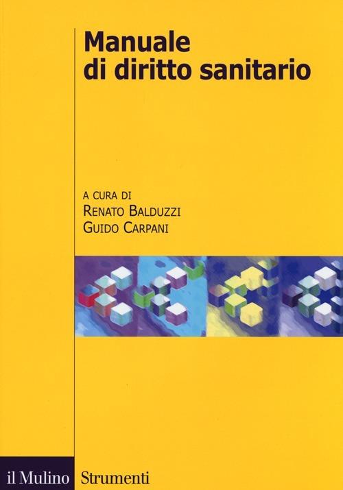 Manuale di diritto sanitario - copertina