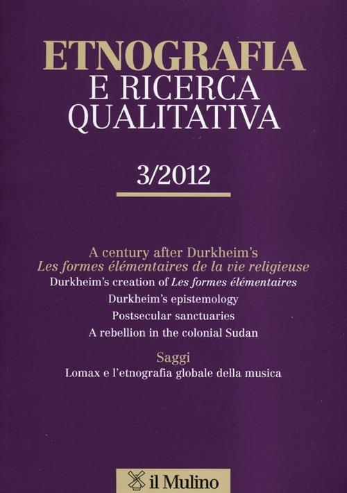 Etnografia e ricerca qualitativa (2012). Vol. 3 - copertina