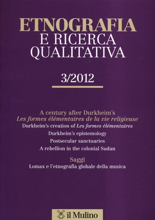 Etnografia e ricerca qualitativa (2012). Vol. 3 - copertina