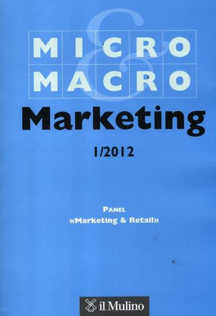 Micro & Macro Marketing (2012). Vol. 1 - copertina