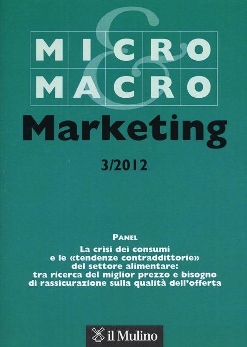 Micro & Macro Marketing (2012). Vol. 3 - copertina
