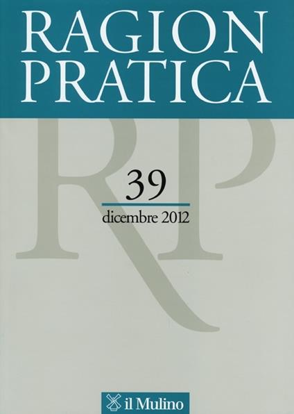 Ragion pratica (2012). Vol. 39 - copertina
