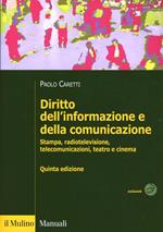 Diritto dell'informazione e della comunicazione. Stampa, radiotelevisione, telecomunicazioni, teatro e cinema