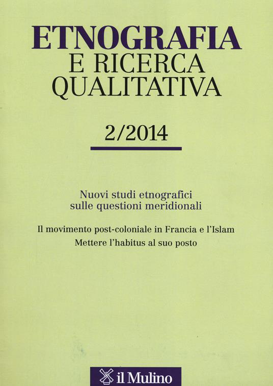 Etnografia e ricerca qualitativa (2014). Vol. 2 - copertina