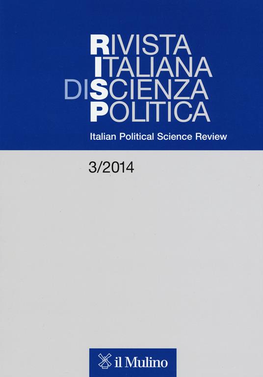 Rivista italiana di scienza politica (2014). Vol. 3 - copertina