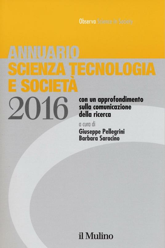 Annuario scienza tecnologia e società (2016) - copertina