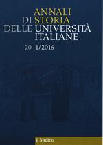 Annali di storia delle università italiane (2016). Vol. 1