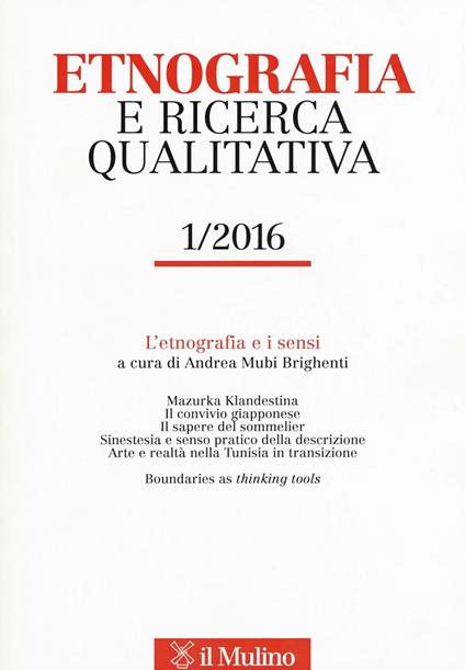 Etnografia e ricerca qualitativa (2016). Vol. 1 - copertina