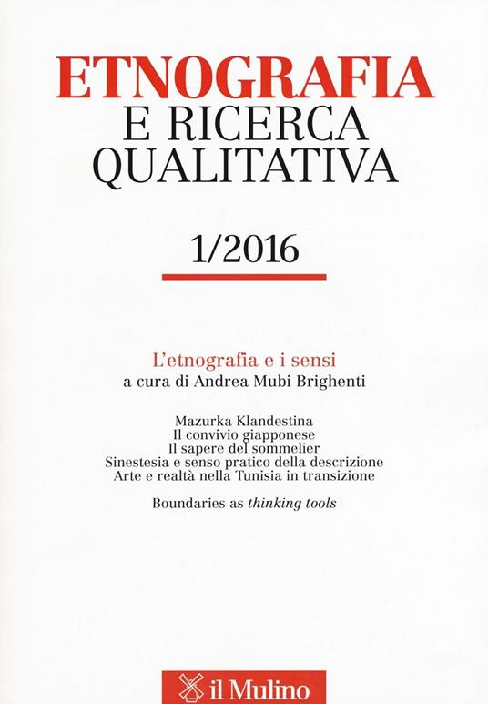 Etnografia e ricerca qualitativa (2016). Vol. 1 - copertina