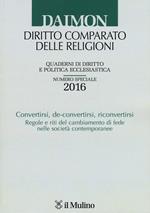 Daimon. Annuario di diritto comparato delle religioni (2016). Numero speciale