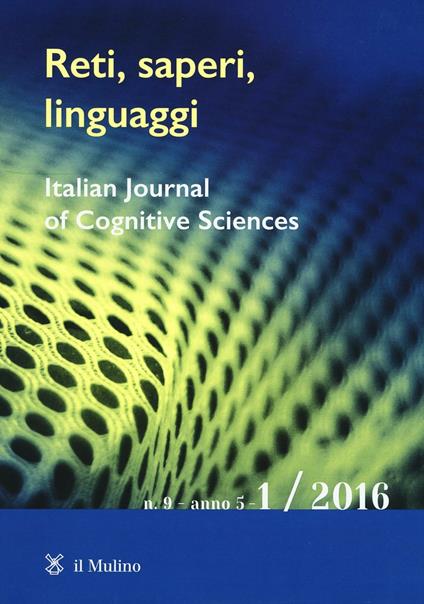 Reti, saperi, linguaggi. Vol. 1 - copertina