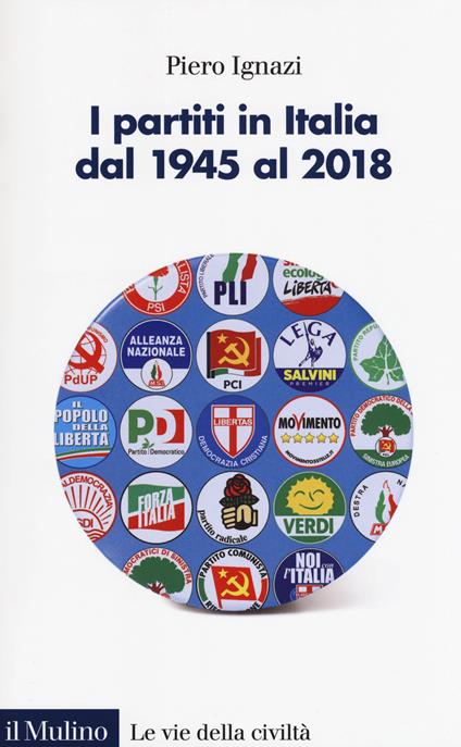 I partiti in Italia dal 1945 al 2018 - Piero Ignazi - copertina