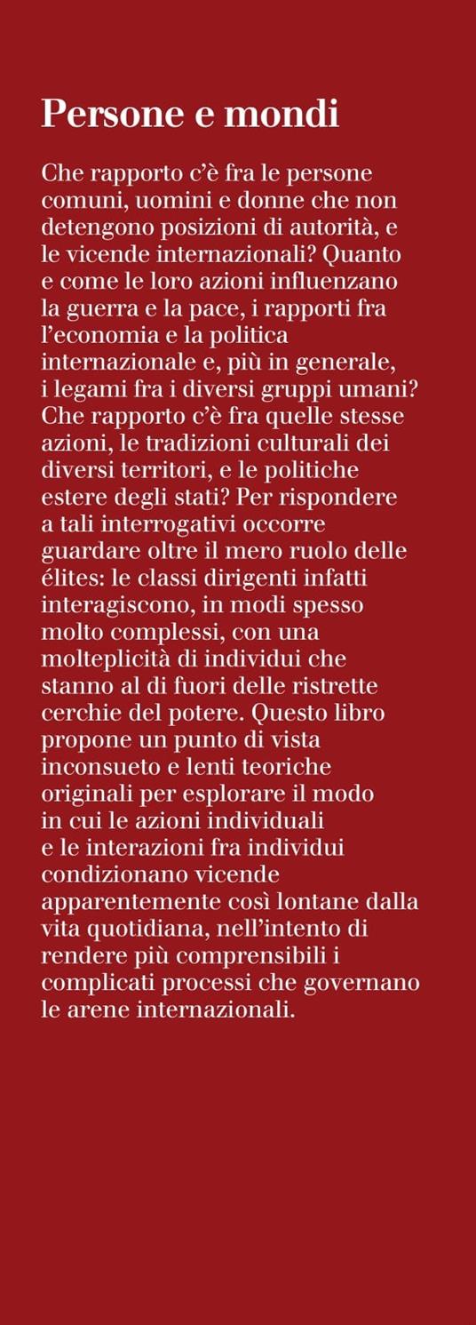 Persone e mondi. Azioni individuali e ordine internazionale - Angelo Panebianco - 3