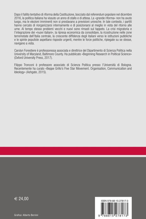 Politica in Italia. I fatti dell'anno e le interpretazioni 2018 - 4