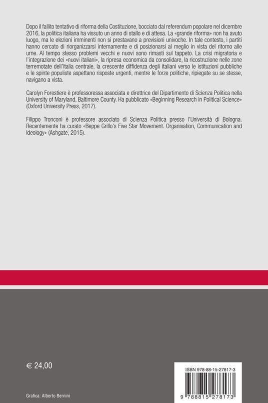 Politica in Italia. I fatti dell'anno e le interpretazioni 2018 - 4