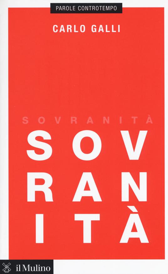 Sovranità - Carlo Galli - copertina