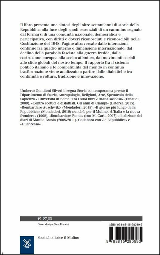 Storia dell'Italia contemporanea 1943-2019 - Umberto Gentiloni Silveri - 2