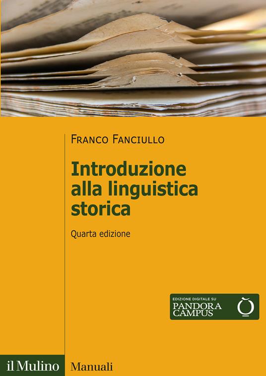 Introduzione alla linguistica storica - Franco Fanciullo - copertina