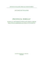 Provincia ribelle. Radicali, movimenti popolari e beni comuni nell'Italia meridionale dell'Ottocento