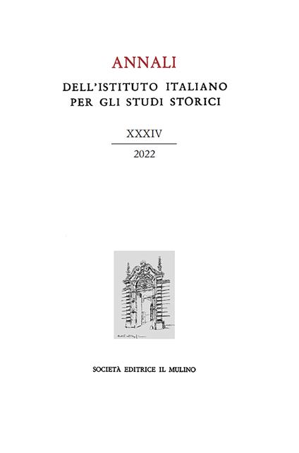 Annali dell'Istituto italiano per gli studi storici (2022). Vol. 34 - copertina