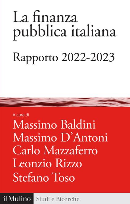 La finanza pubblica italiana. Rapporto 2022-2023 - copertina