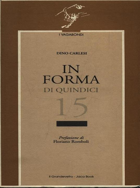 In forma di quindici poesie - Dino Carlesi - copertina