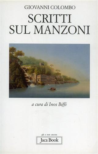Scritti sul Manzoni - Giovanni Colombo - copertina