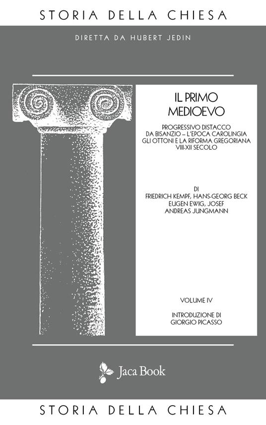 Storia della Chiesa. Vol. 4: Il primo Medioevo (VII-XII secolo) - copertina
