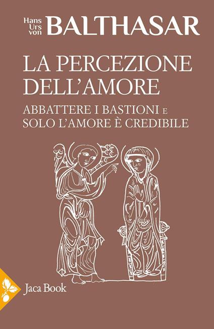 La percezione dell'amore - Hans Urs von Balthasar - copertina