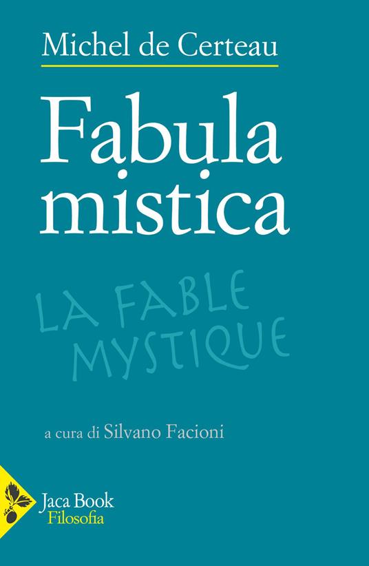 Fabula mistica - Michel de Certeau - copertina