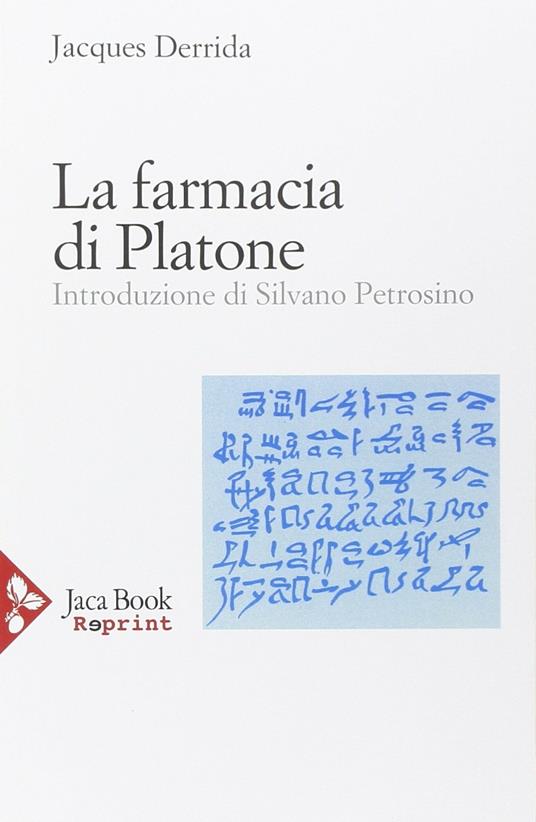 La farmacia di Platone - Jacques Derrida - copertina