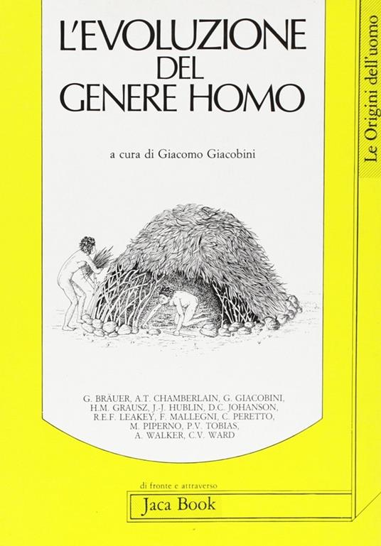 L'evoluzione del genere homo - copertina