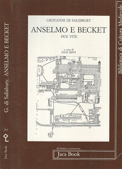 Anselmo e Becket - Giovanni di Salisbury - copertina