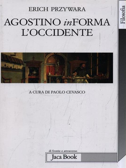 Agostino inForma l'Occidente - Erich Przywara - copertina