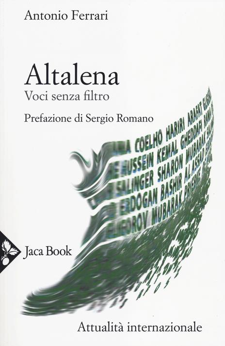 Altalena. Voci senza filtro - Antonio Ferrari - copertina