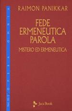 Fede, ermeneutica, parola. Vol. 9\2: Mistero ed ermeneutica.