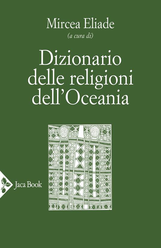 Dizionario delle religioni dell'Oceania - copertina